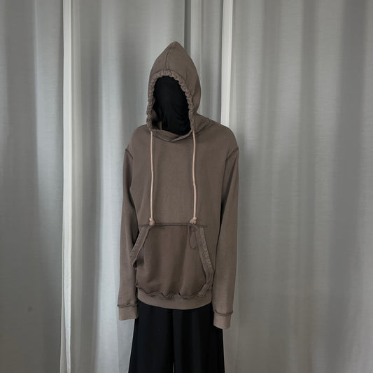 Maison Margiela Distressed Inside Out Hoodie - SS19