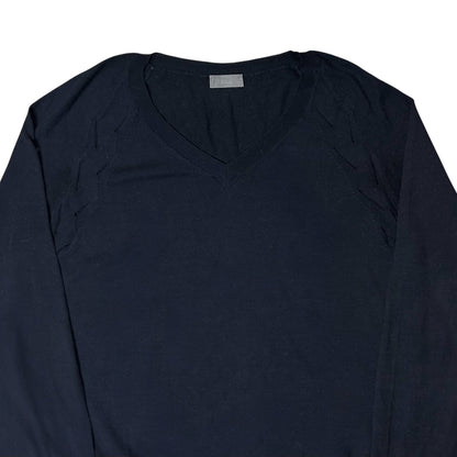 Dior Homme Broken Seam V-Neck Sweater - SS07