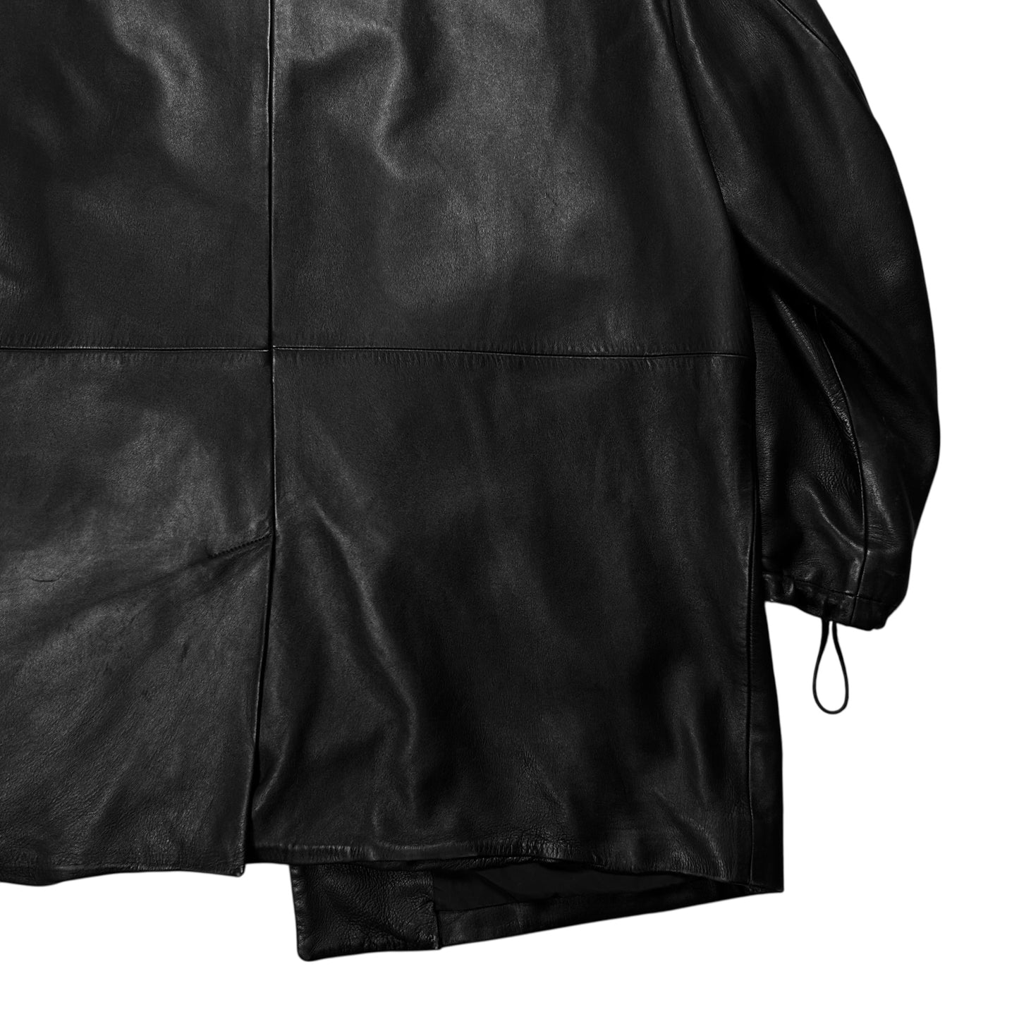 Jil Sander Faux Leather Car Coat - AW12
