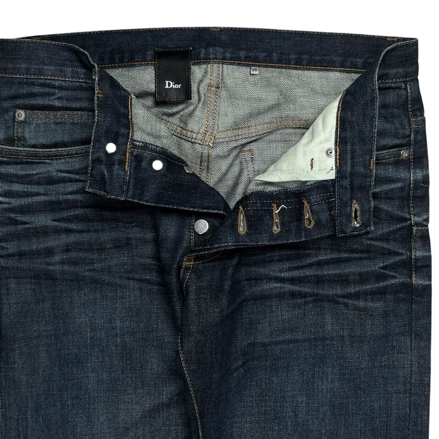 Dior Homme Pocket Tattoo Embroidery Straight Jeans - AW14