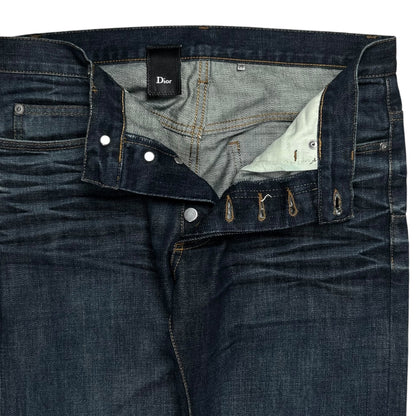 Dior Homme Pocket Tattoo Embroidery Straight Jeans - AW14