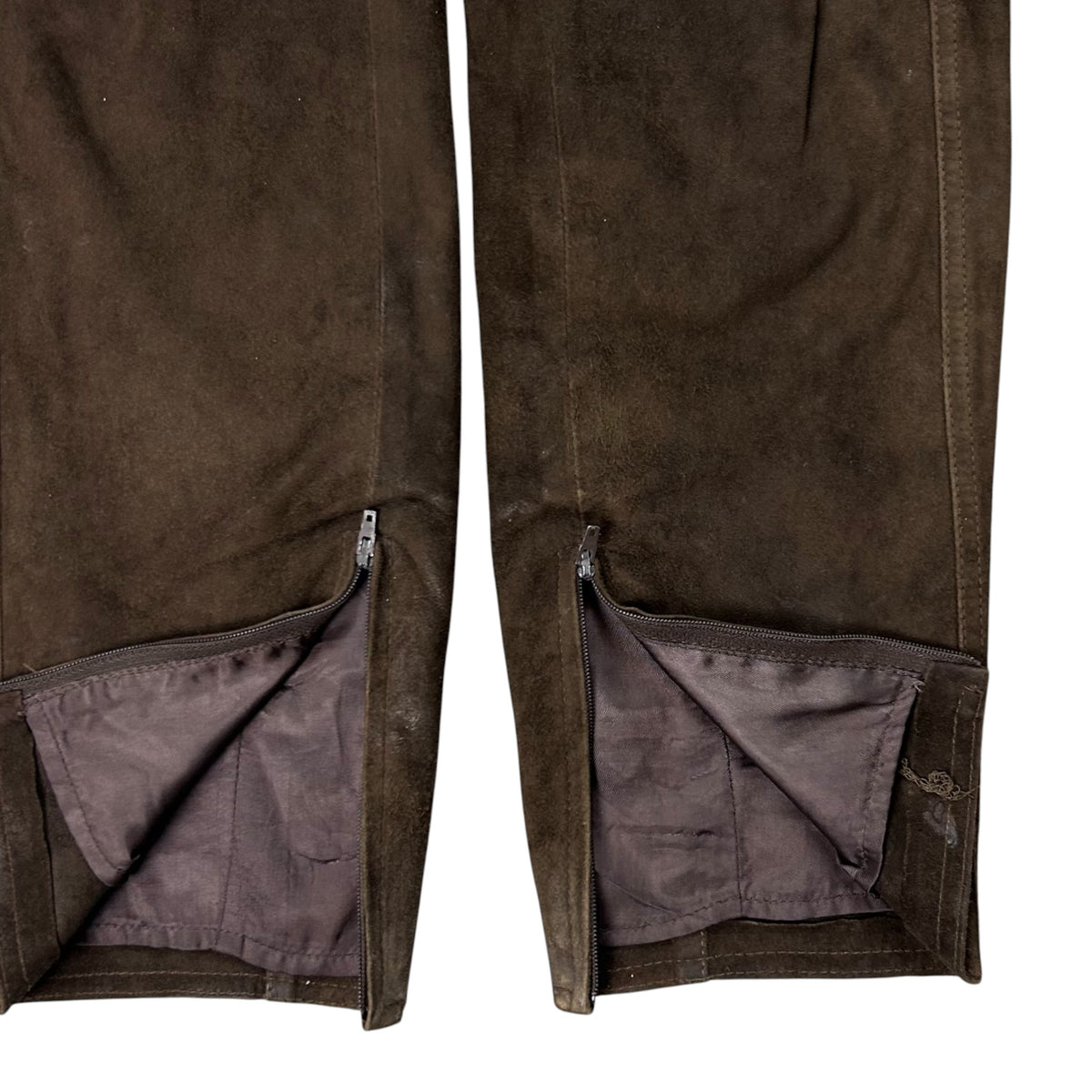 Jil Sander Suede Biker Pants - AW98