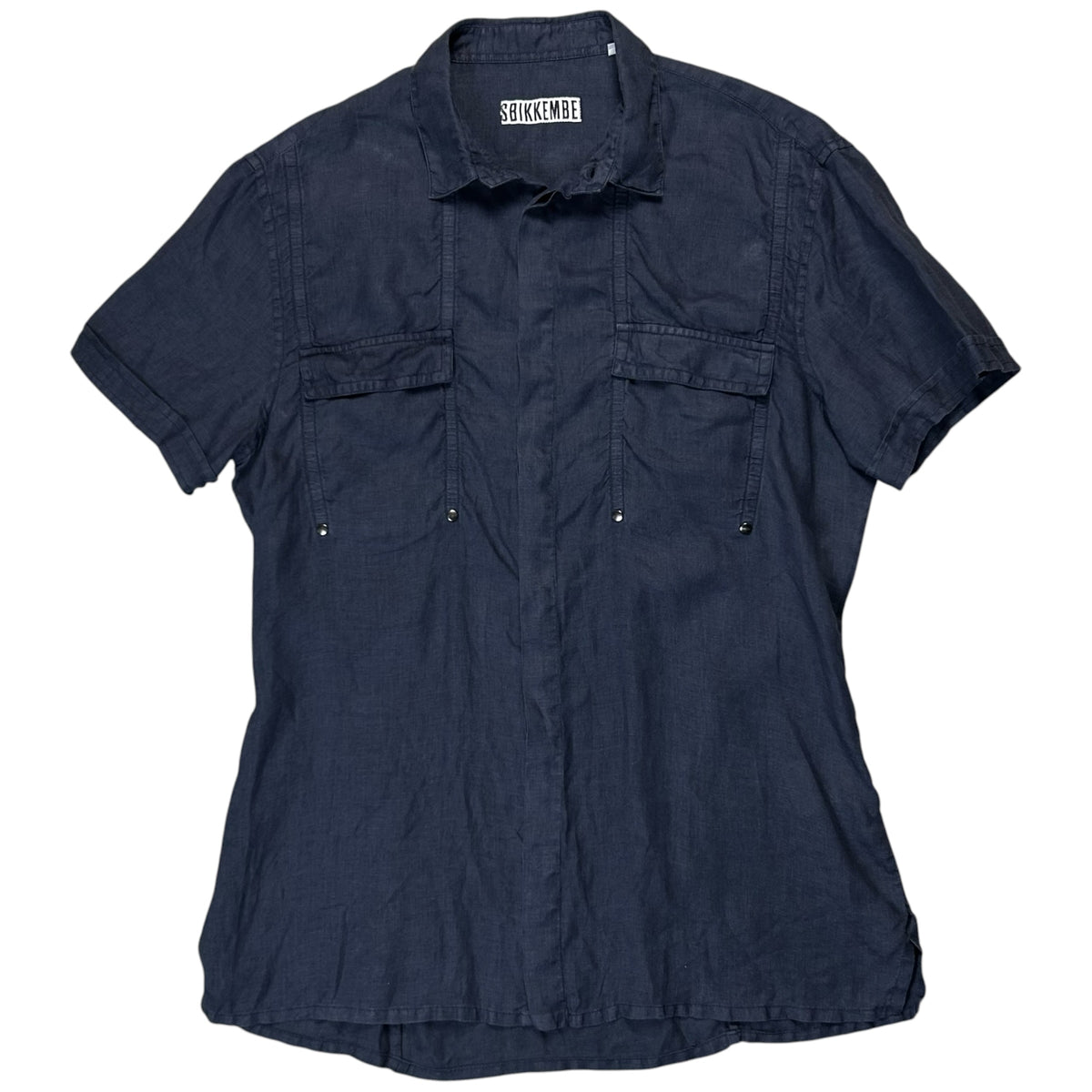 Dirk Bikkembergs Studded Linen Shirt - SS11