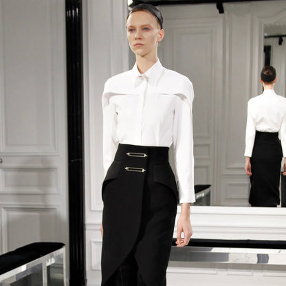 Balenciaga Shoulder Layered Shirt - AW13