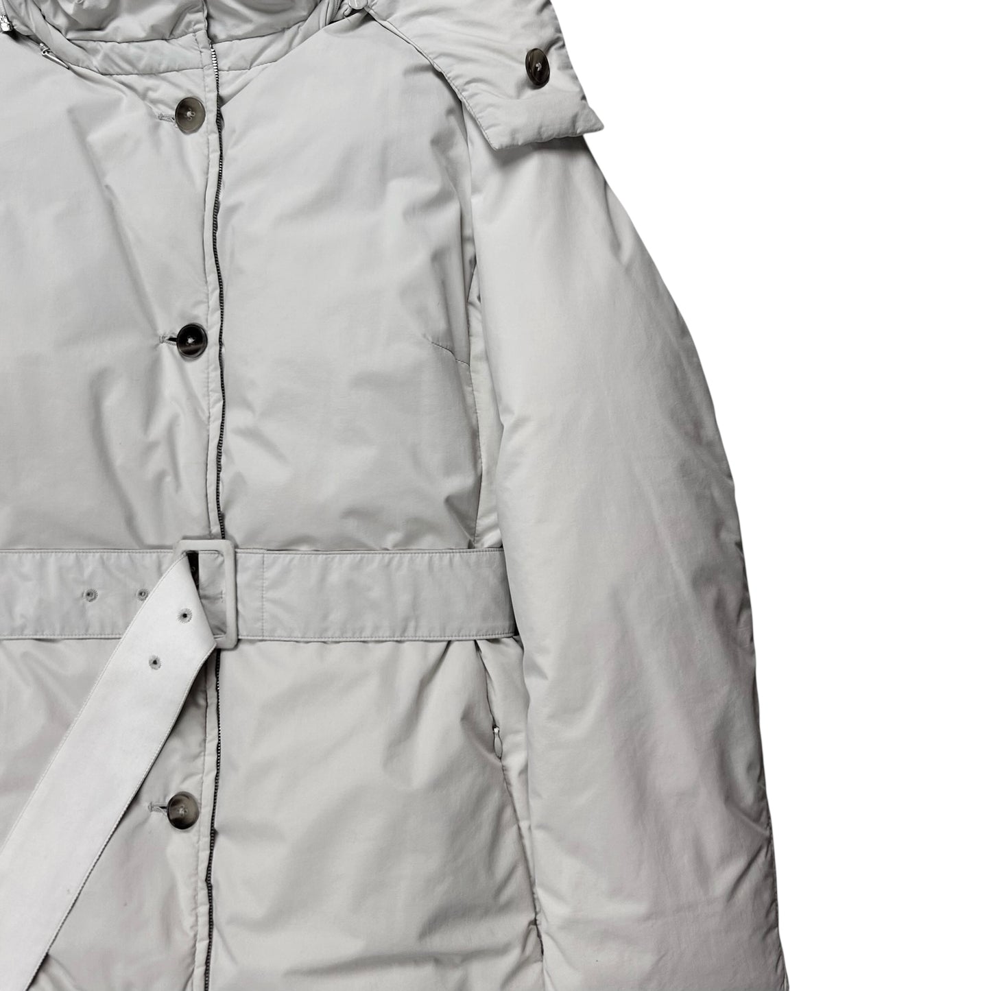 Jil Sander Belted Zip Hood Down Parka - AW10