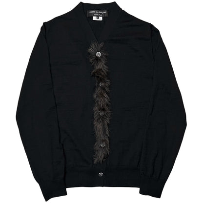 Comme des Garcons Homme Plus Faux Fur Placket Cardigan - AW10