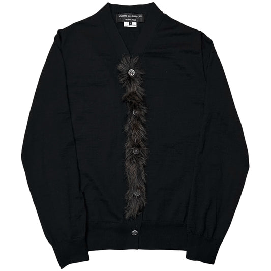 Comme des Garcons Homme Plus Faux Fur Placket Cardigan - AW10