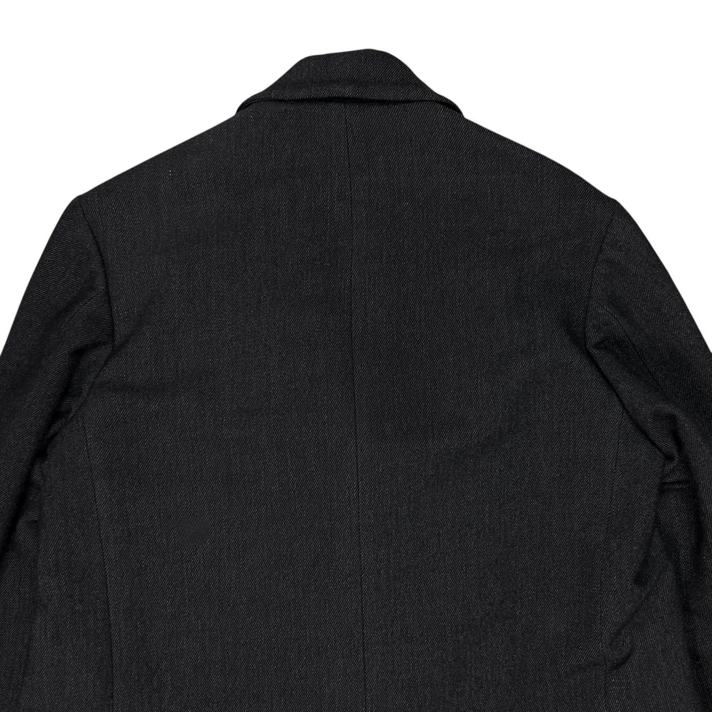 Dries Van Noten Faux Fur Applicated Wool Coat - 2000s