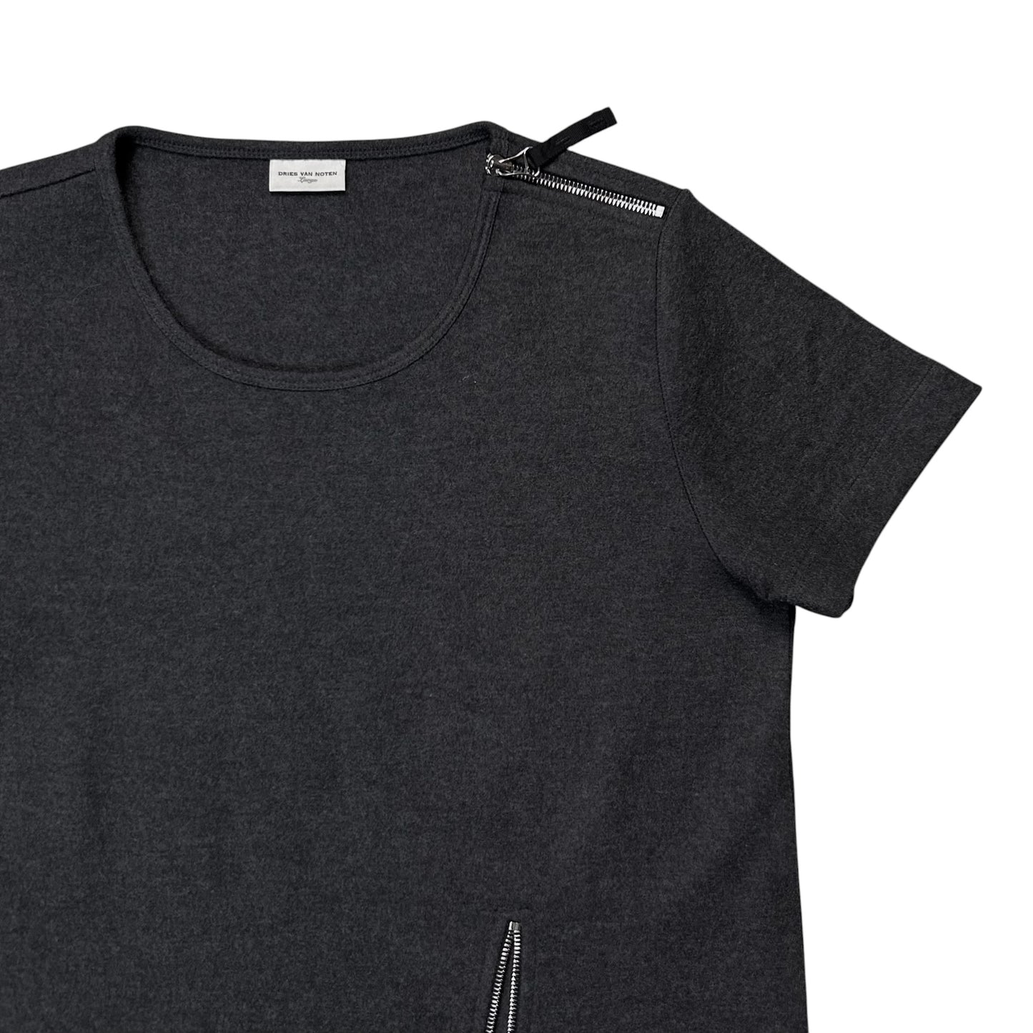 Dries Van Noten Multi Zip Wool T-Shirt - AW14