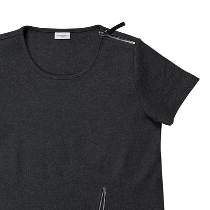 Dries Van Noten Multi Zip Wool T-Shirt - AW14