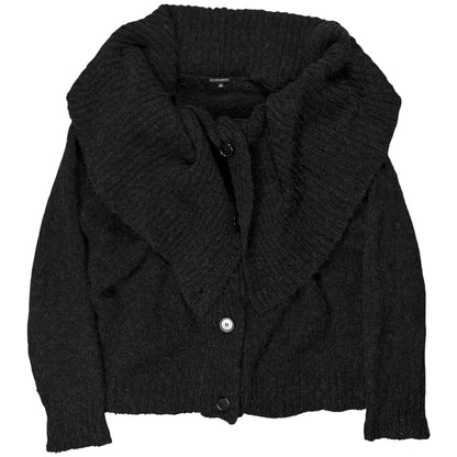Ann Demeulemeester Distorted Wrap Knit Cardigan - AW11