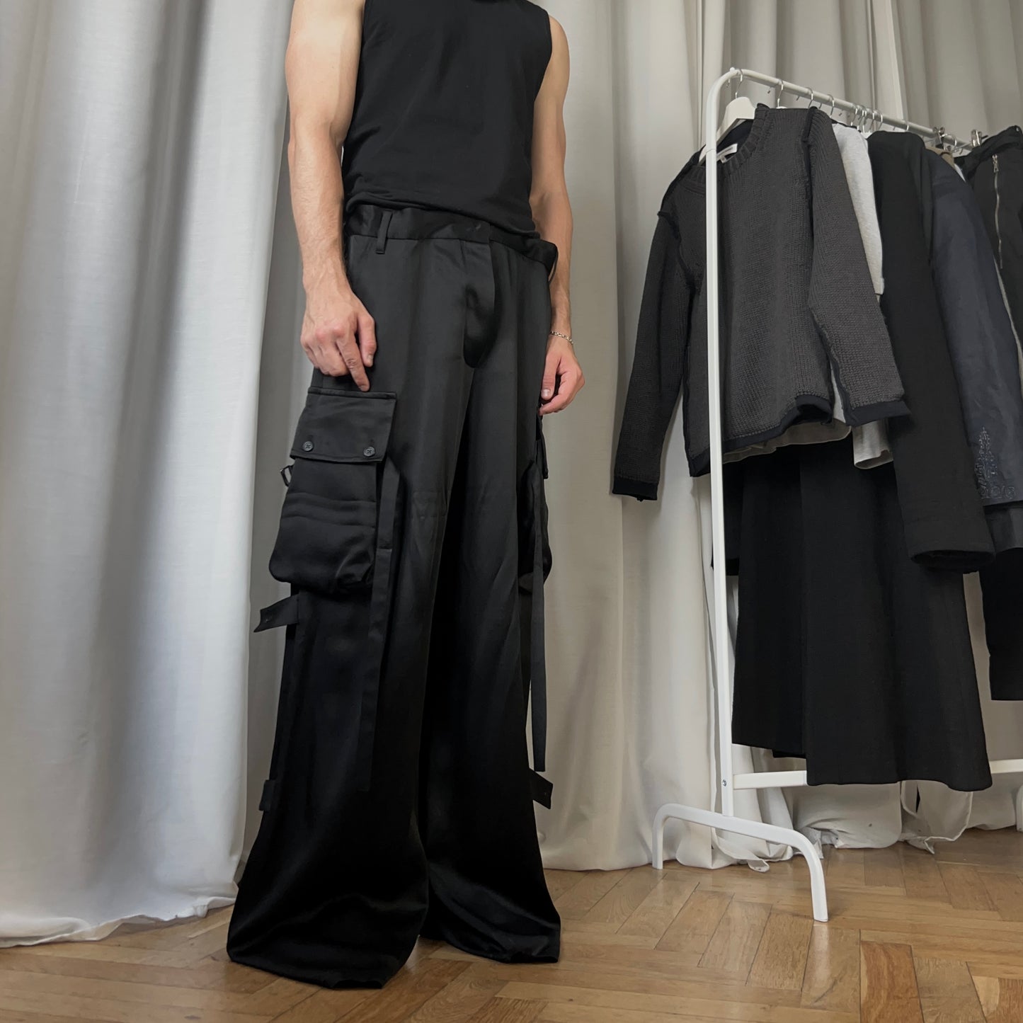 Ann Demeulemeester Bondage Strap Cargo Trousers - SS23