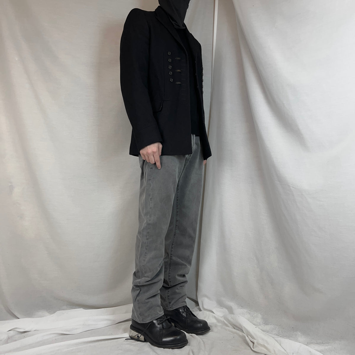 Dior Homme Stone Grey Washed Slim Jeans - AW10
