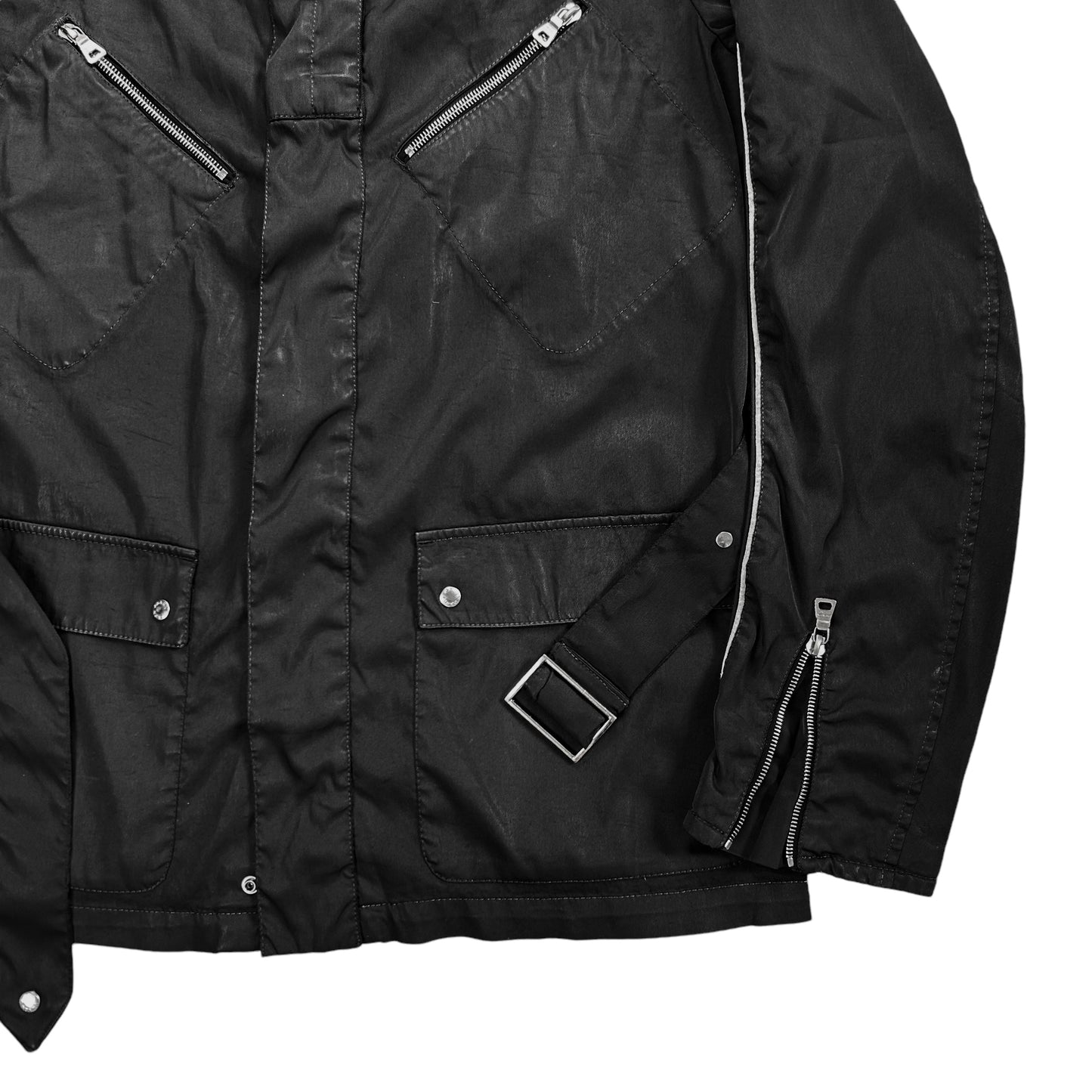 Prada Belted Piping Field Jacket