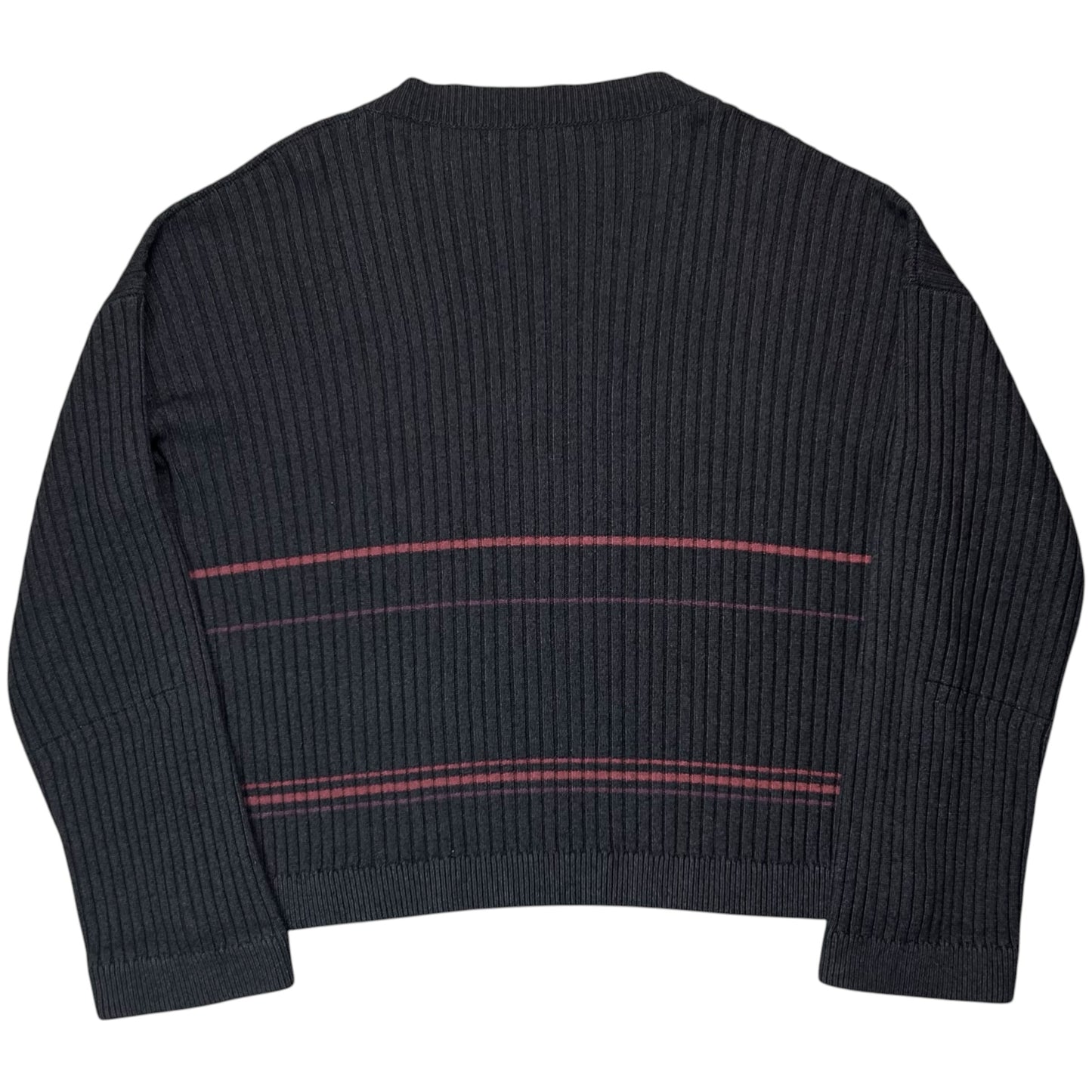 Raf Simons Slouchy Fisherman Stripe Knit Sweater - SS18