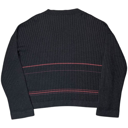 Raf Simons Slouchy Fisherman Stripe Knit Sweater - SS18