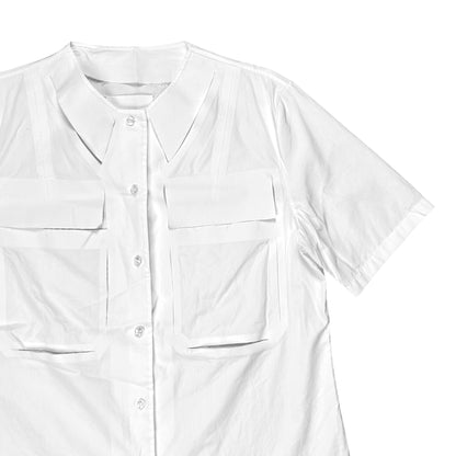 Maison Margiela Cut Out Short Sleeve Shirt - SS19