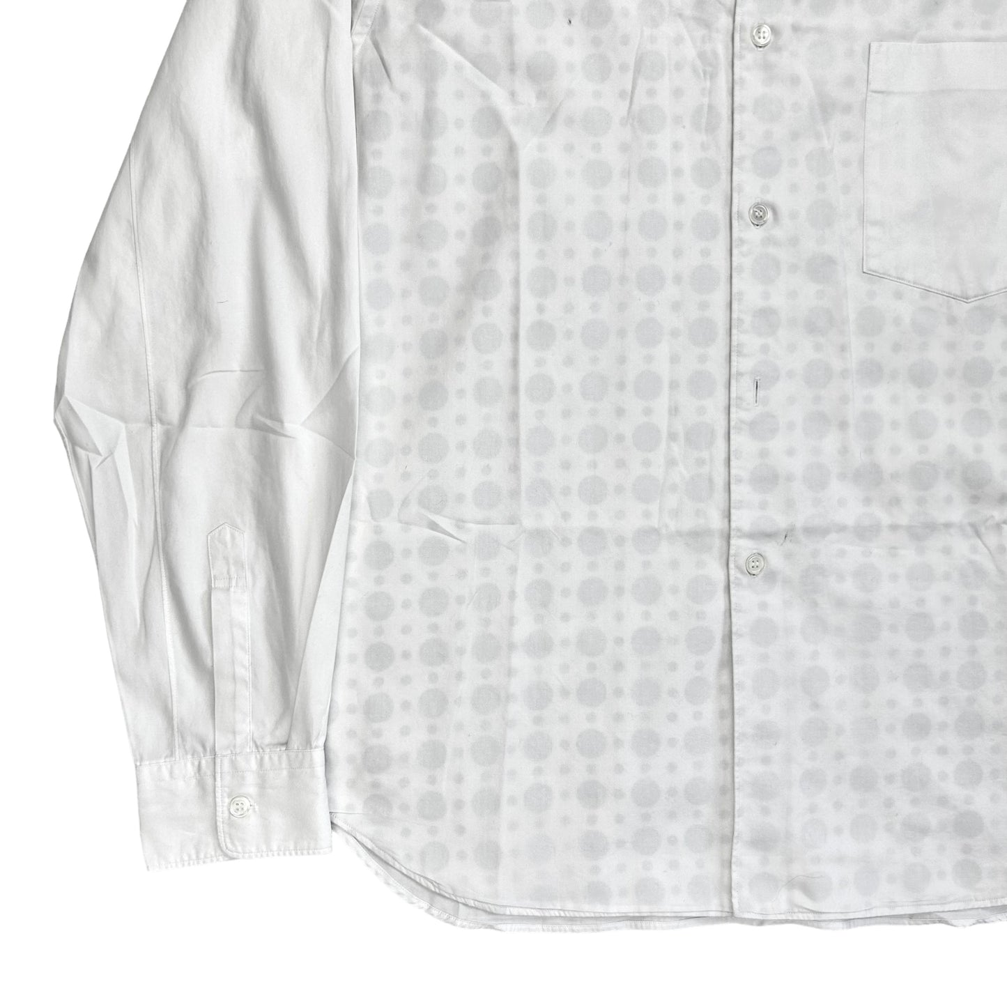 Comme des Garcons Homme Plus Reversed Polka Dot Print Shirt - SS09