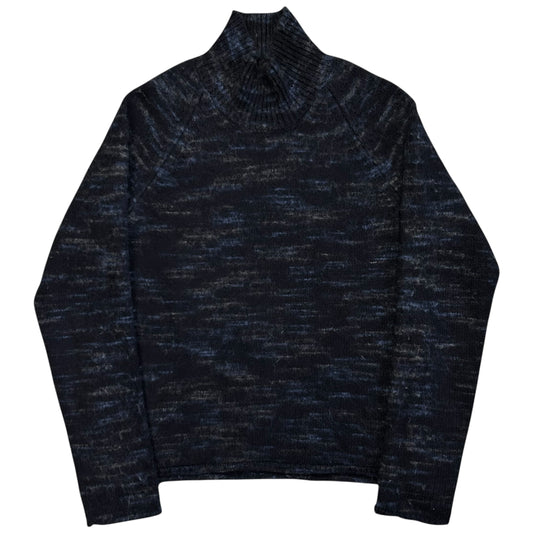 Jil Sander Tarnished Mockneck Knit Sweater - AW08