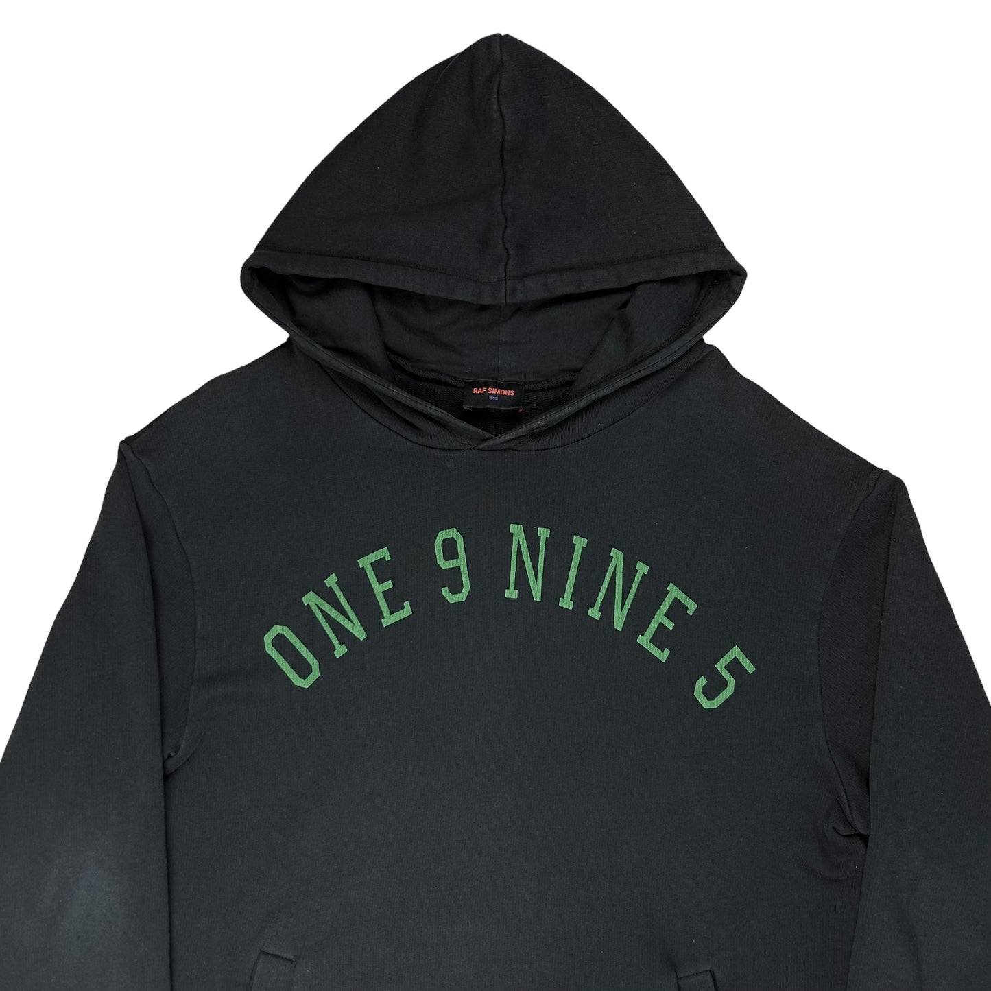 Raf Simons One 9 Nine 5 Print Hoodie