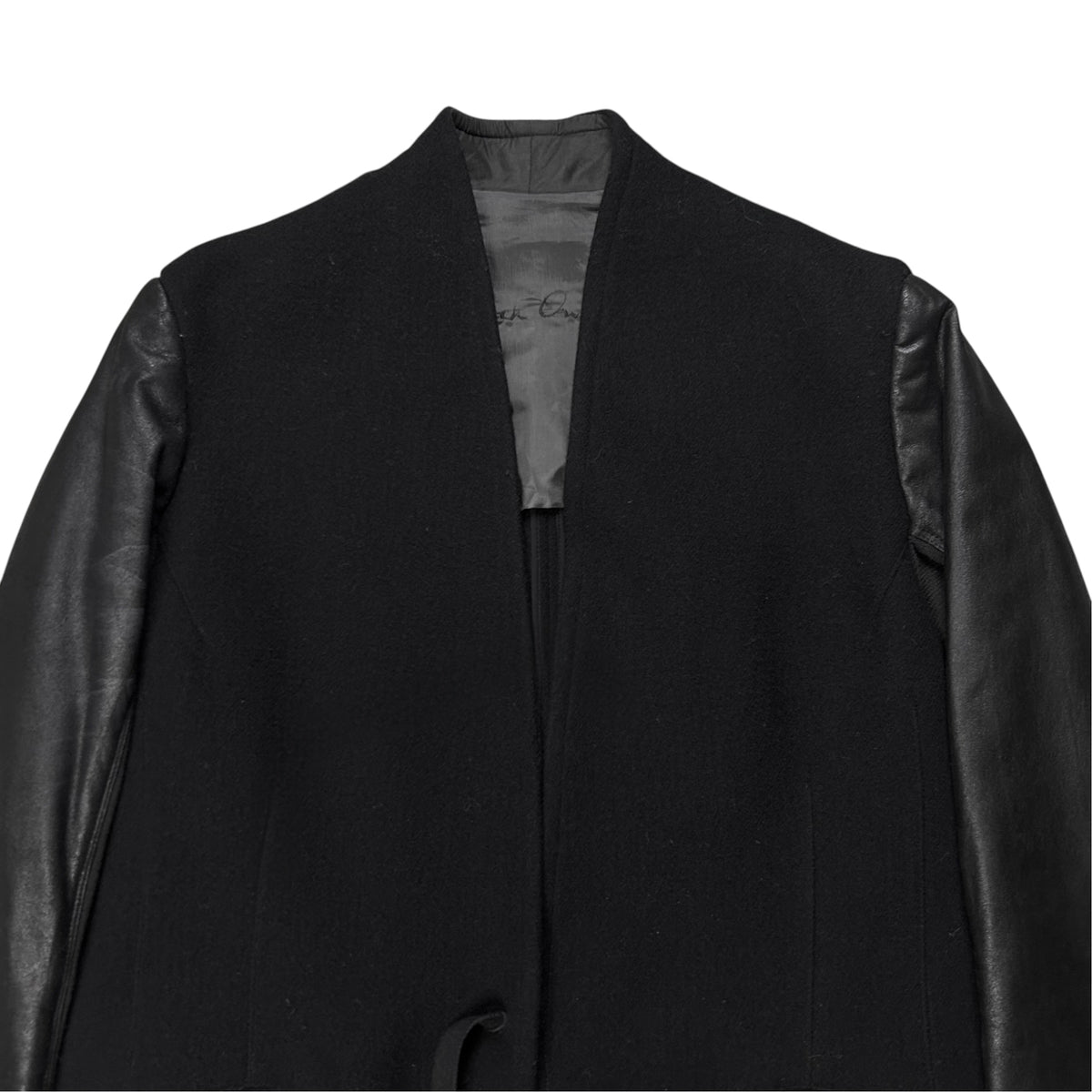 Rick Owens Strapped Leather Sleeve Stag Jacket - AW08