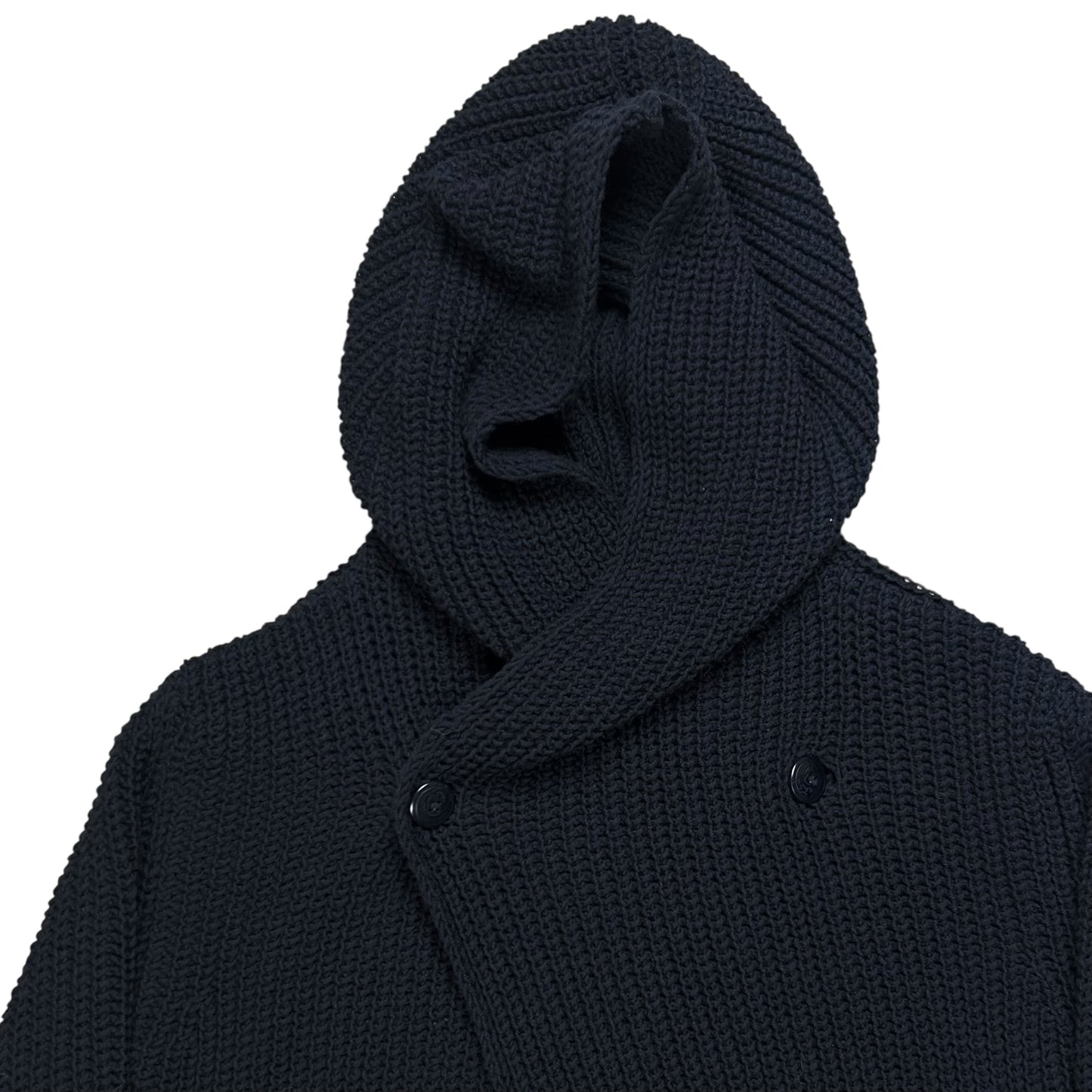 Rick Owens Sphinx Hooded Knit Cardigan - AW15