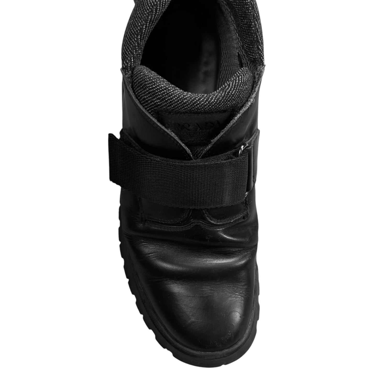 Prada Velcro Strap Hiking Derbies