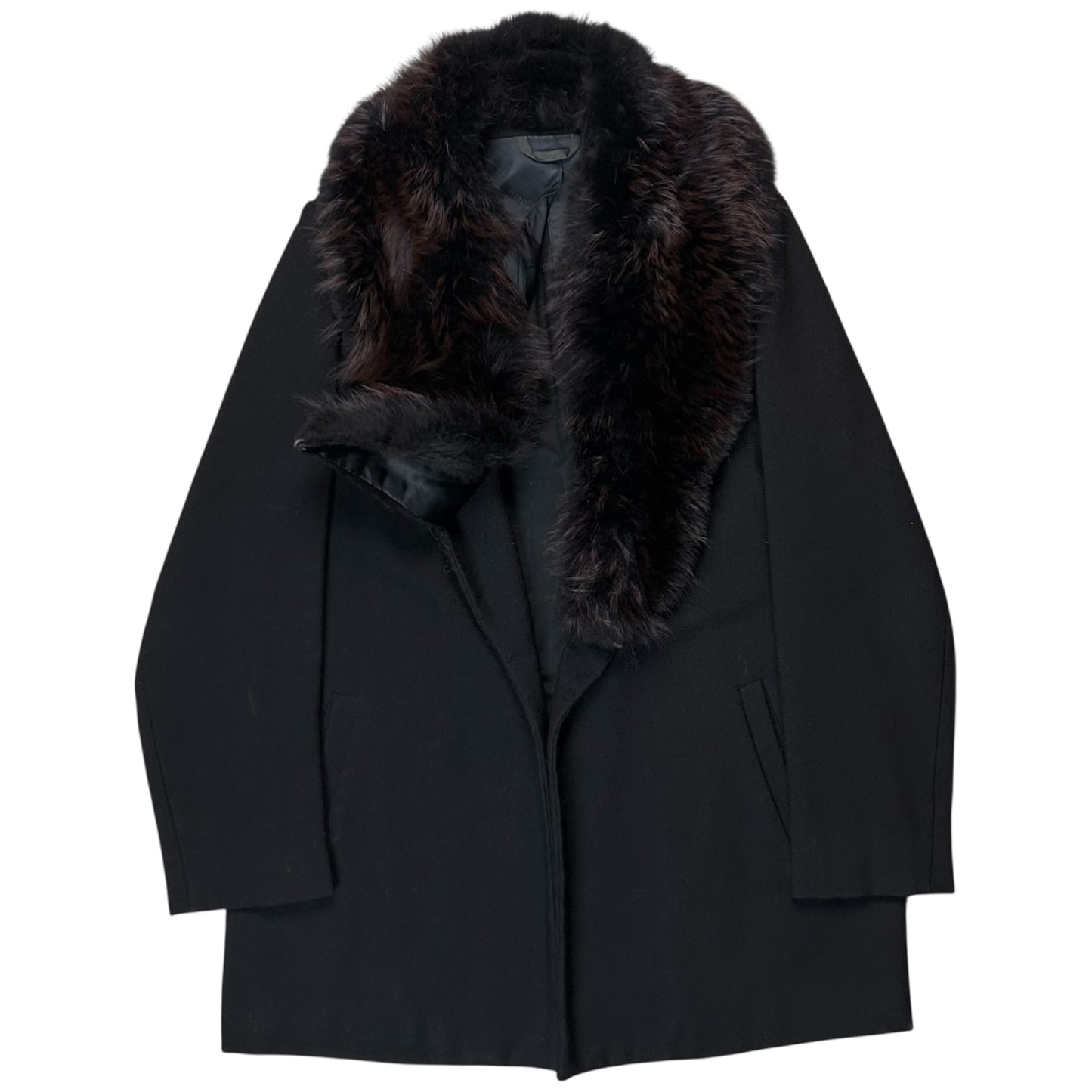Maison Martin Margiela Fox Fur Collar Coat - AW07