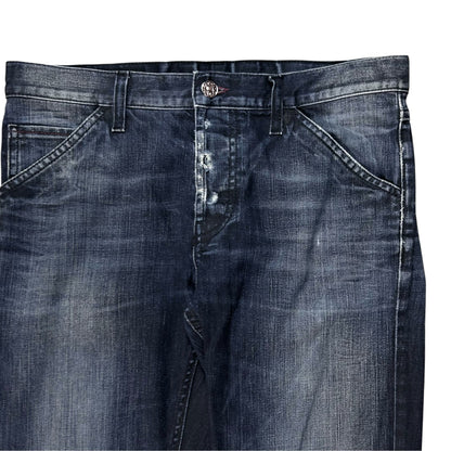 Gucci By Frida Giannini Blow Out Dark Wash Skinny Jeans - 2010s
