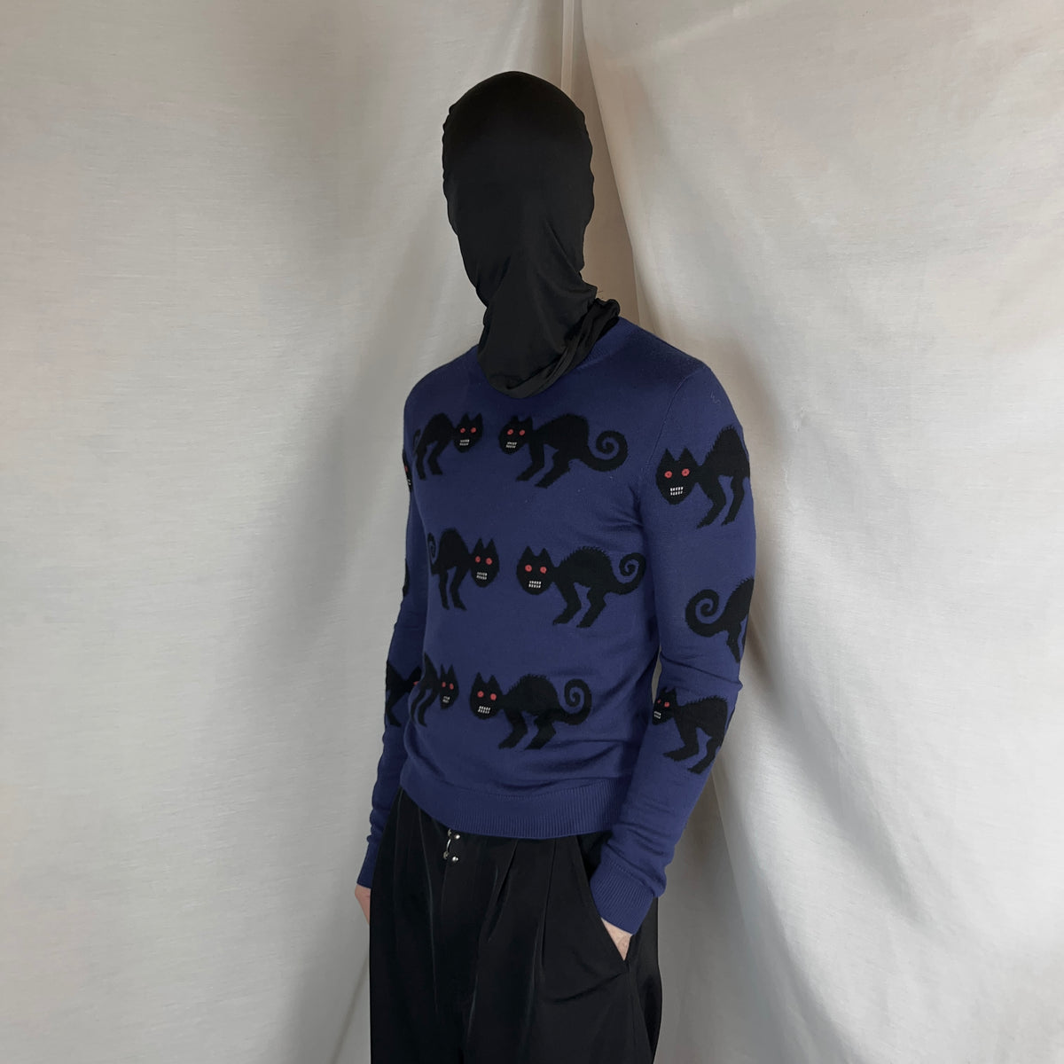 Jil Sander Intarsia Cat Sweater - AW12
