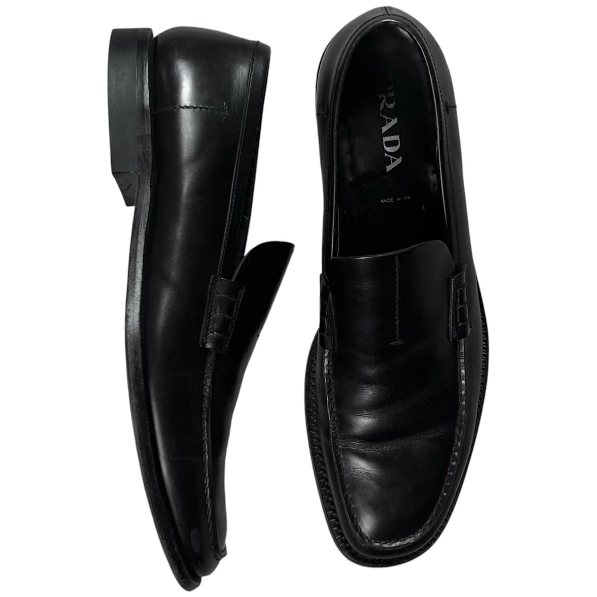 Prada Apron Stitch Loafers