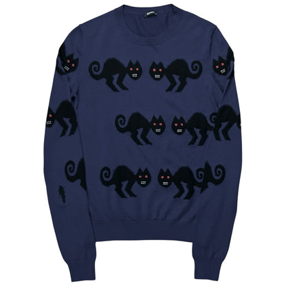 Jil Sander Intarsia Cat Sweater - AW12