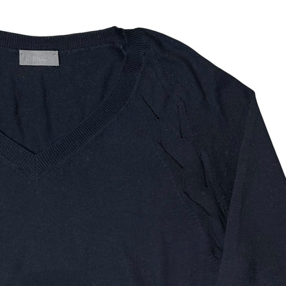 Dior Homme Broken Seam V-Neck Sweater - SS07