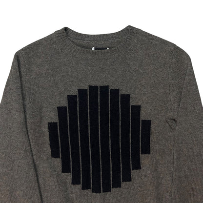 Dries Van Noten Geometric Intarsia Alpaca Wool Sweater - AW16