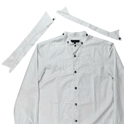 Ann Demeulemeester Deconstructed Button Strap Collar Shirt