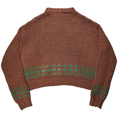 Raf Simons Disturbed Jacquard Knit Sweater - AW17