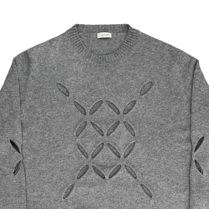 Stefan Cooke Slashed Knit Sweater - AW22