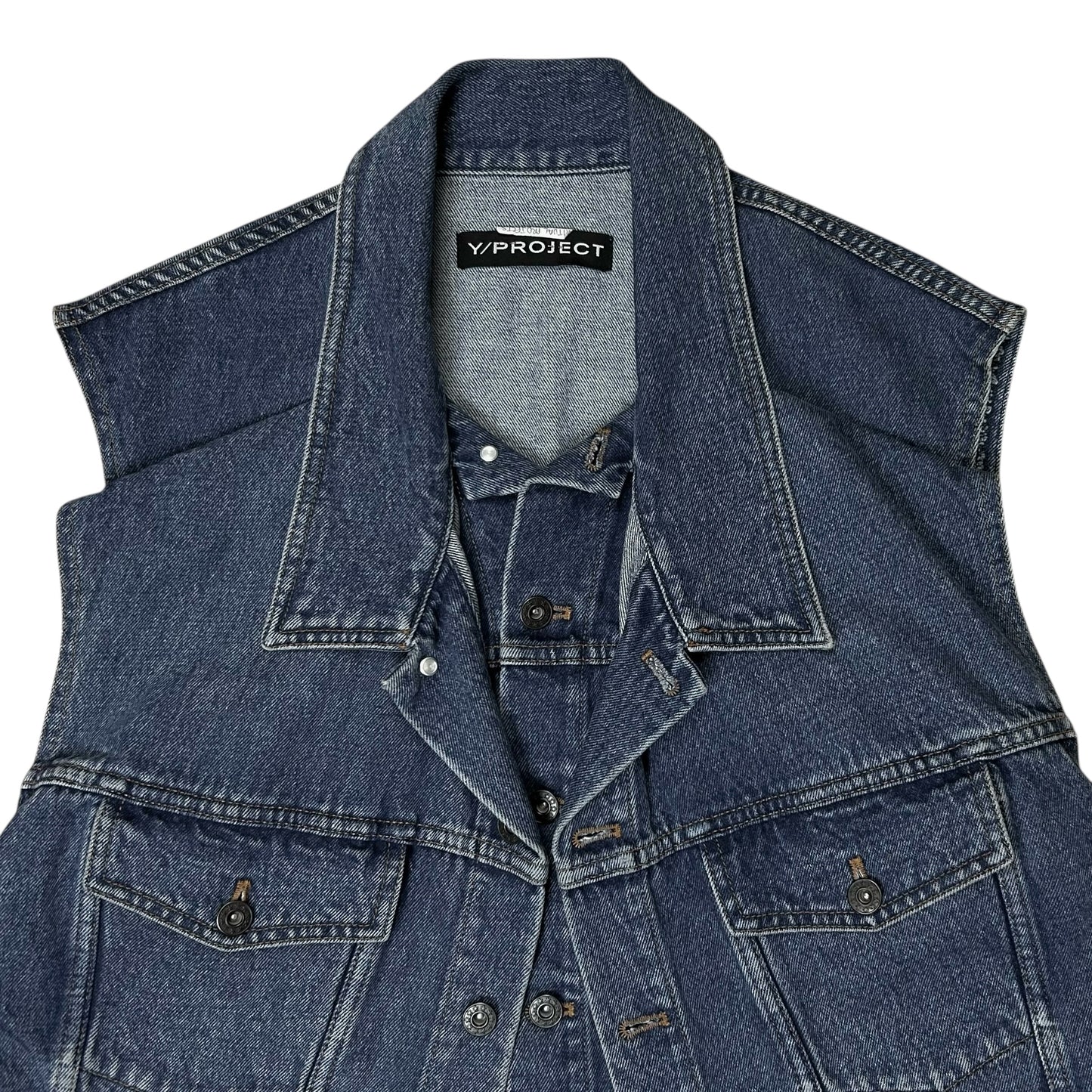 Y/Project Double Denim Vest - SS18