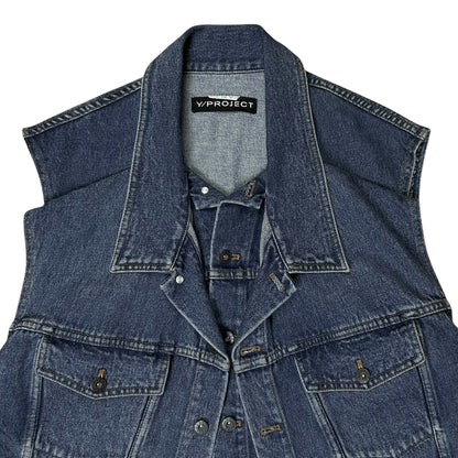 Y/Project Double Denim Vest - SS18