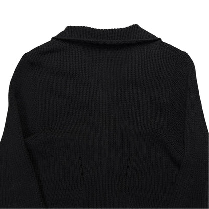Ann Demeulemeester Fisherman Snap Yak Knit Cardigan - AW04
