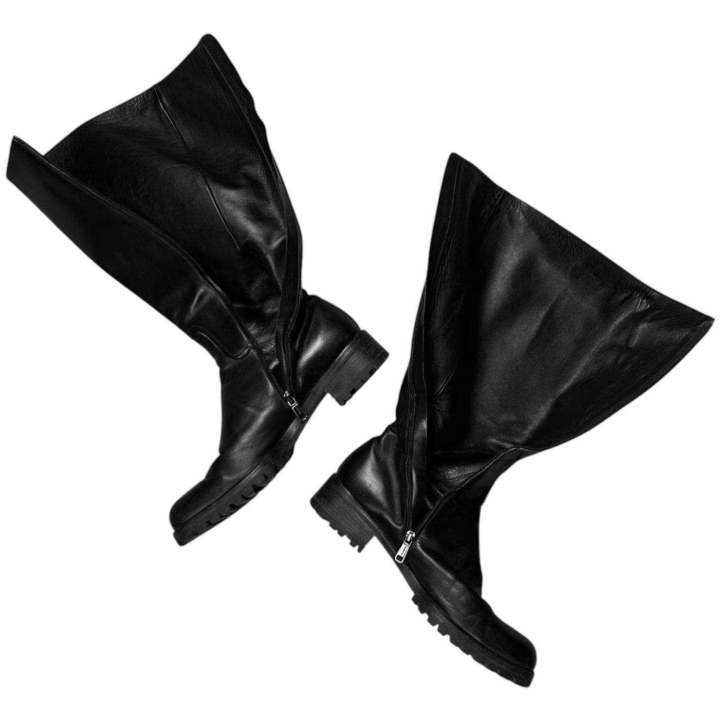 Jil Sander Tall Zip Combat Boots