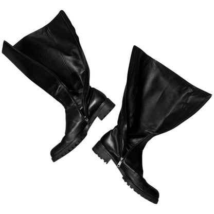 Jil Sander Tall Zip Combat Boots