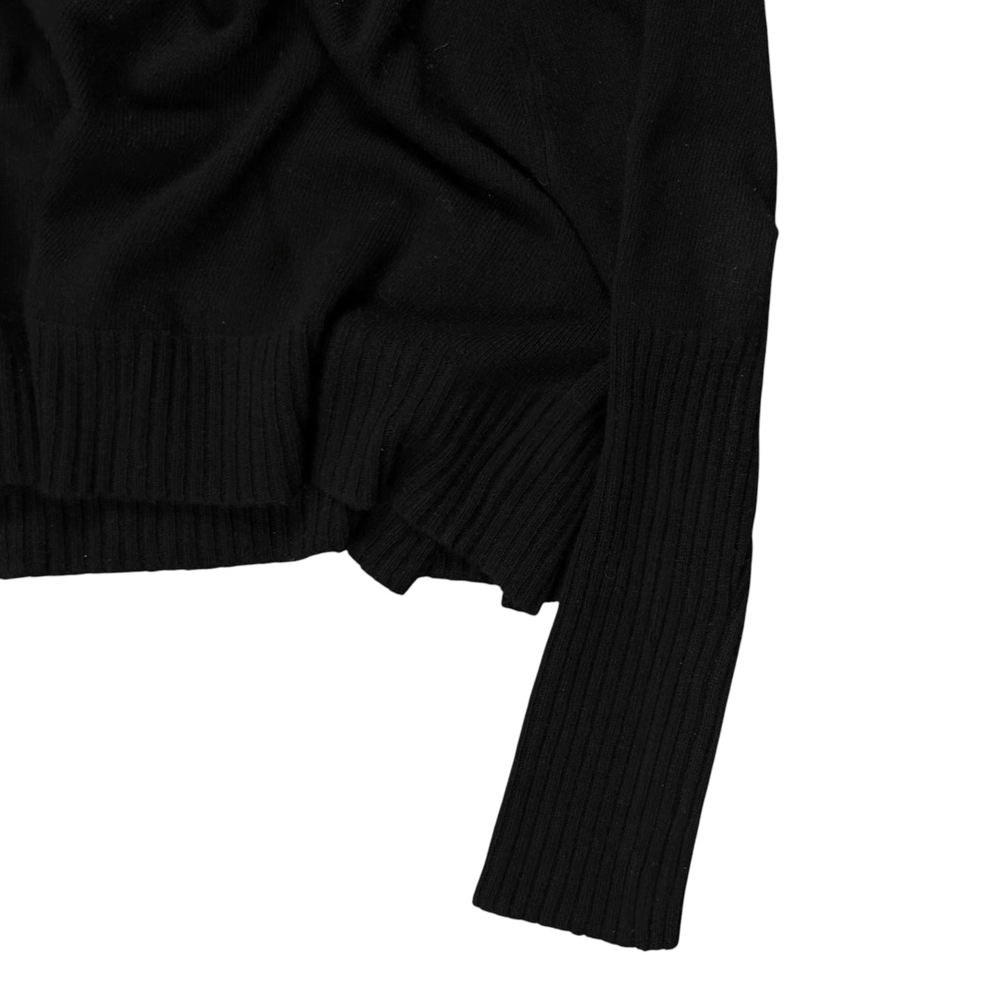Ann Demeulemeester Hook Roll Neck Cashmere Knit Sweater - AW01