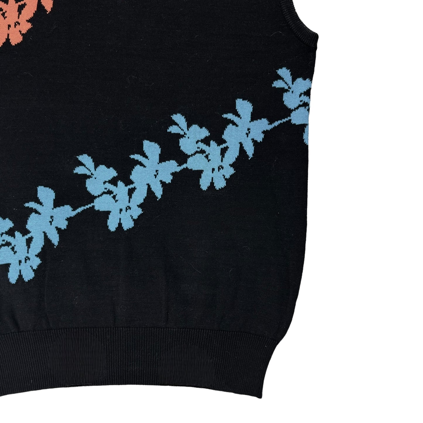 Raf Simons Floral Jacquard Knit Vest - SS12