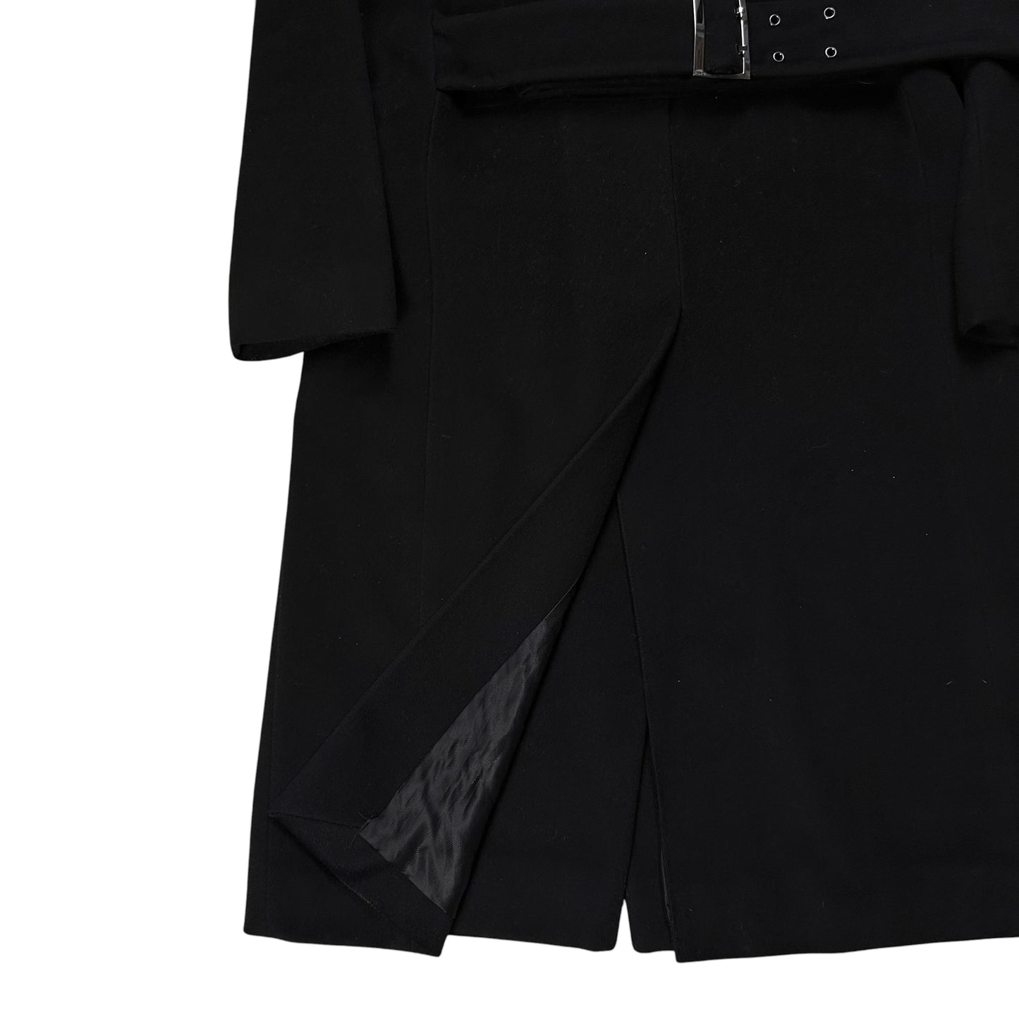Gucci by Tom Ford Belted Shoulder Strap Cashmere Coat - AW03