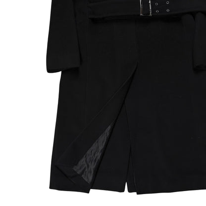 Gucci by Tom Ford Belted Shoulder Strap Cashmere Coat - AW03