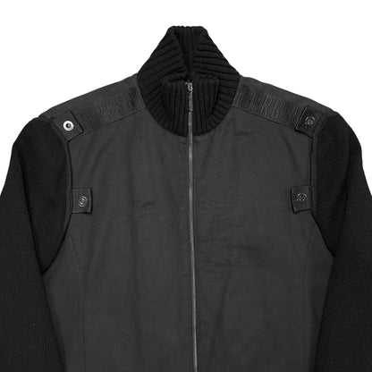 Dirk Bikkembergs Knit Sleeve Attached Jacket