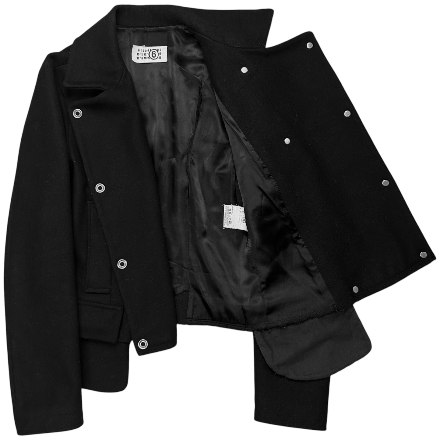 Maison Martin Margiela Deconstructed Ring Snap Wool Jacket - AW06