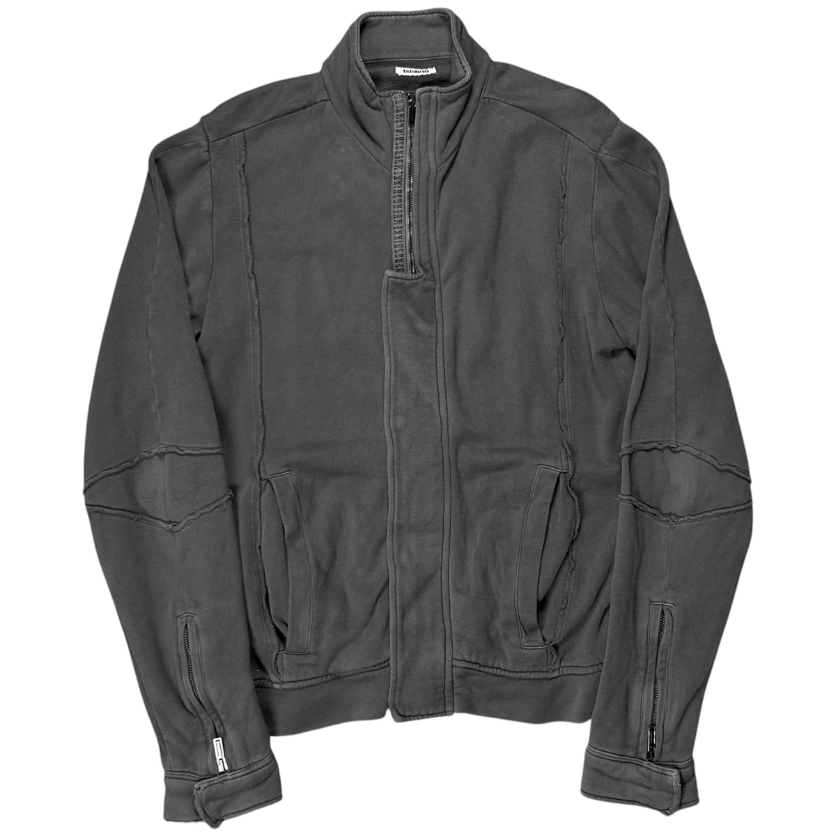 Dirk Bikkembergs Distressed Multi Zip Sweater