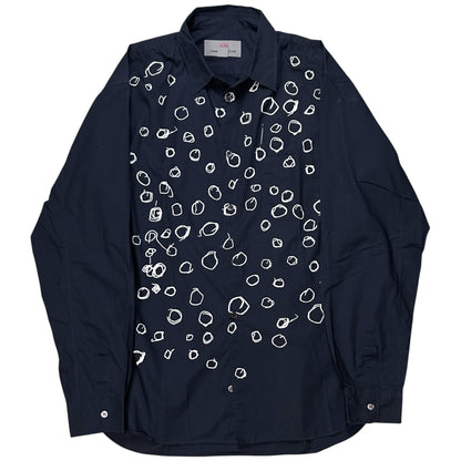Comme des Garcons x H&M Scribble Polka Dot Shirt - AW08